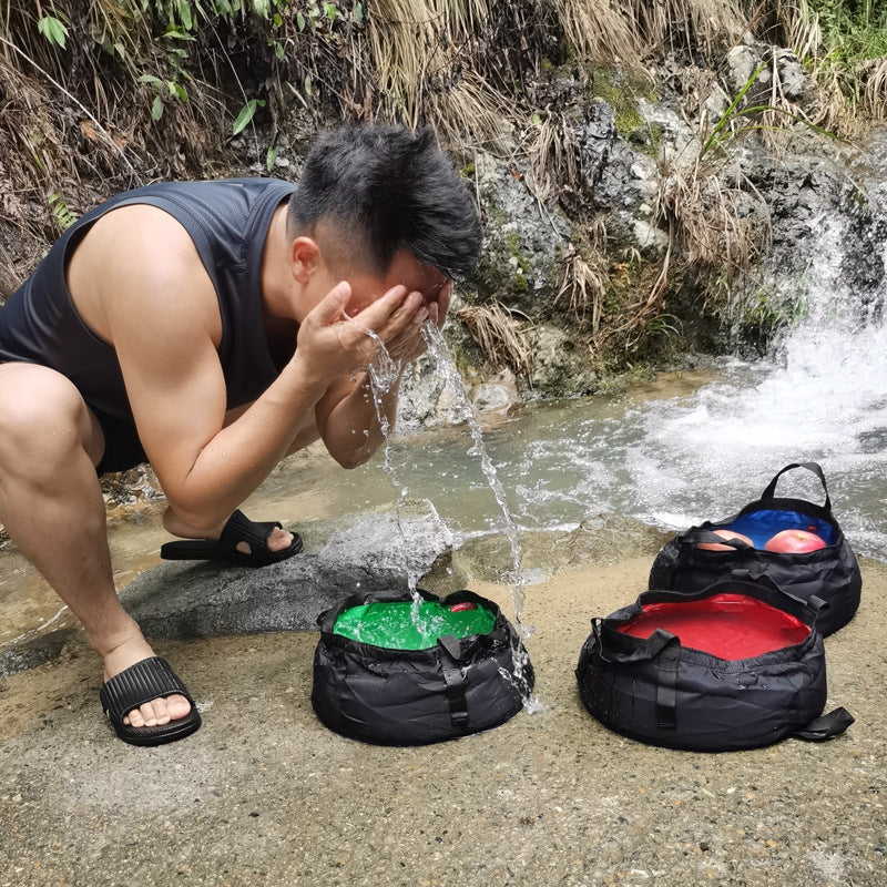 Fishing Basin Portable Travel Laundry Washbasin Foot Bag Bucket Outdoor Travel Basin - V.I.P Digital Presence