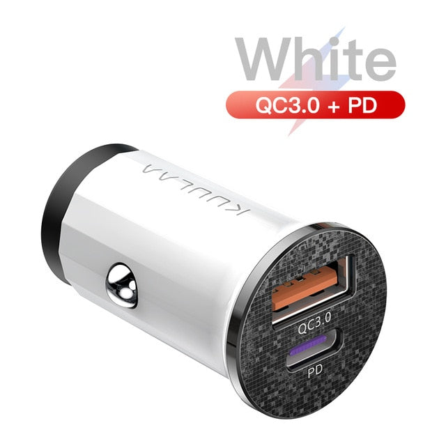 KUULAA Quick Charge 4.0 48W QC PD 3.0 Car Charger for Samsung S10 9 Fast Car Charging for Xiaomi iPhone Mobile Phone USB Charger - V.I.P Digital Presence