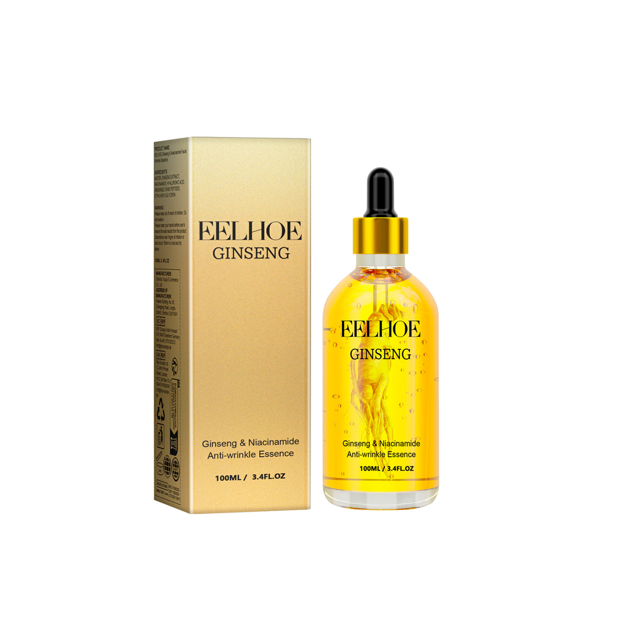 Ginseng Face Essence Moisturizes And Hydrates Soft, Hydrating And Easy To Absorb Refreshing Face Moisturizing Essence - V.I.P Digital Presence