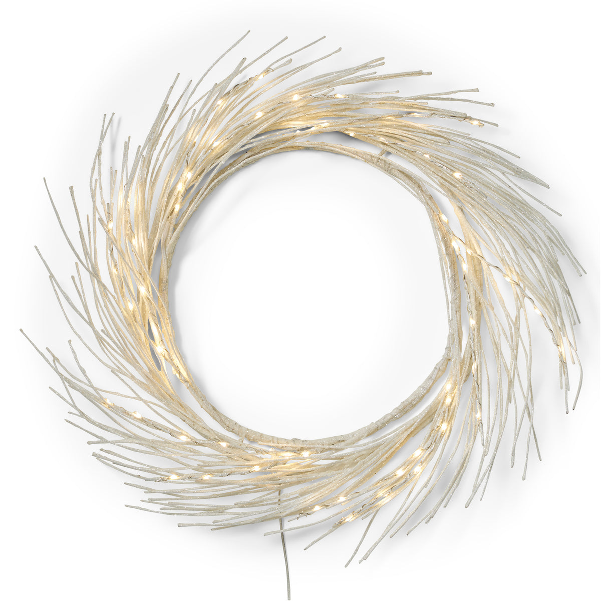 24" PAPER WREATH WITH LED LIGHT - V.I.P Digital Presence