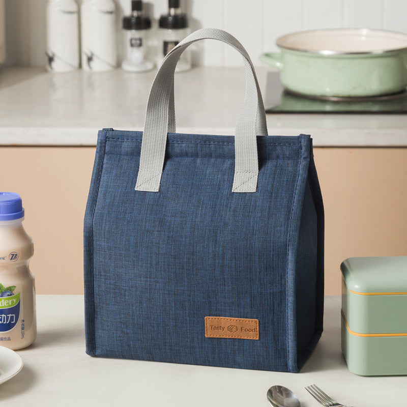 Fashionable and simple vertical large capacity portable insulated lunch bag - V.I.P Digital Presence
