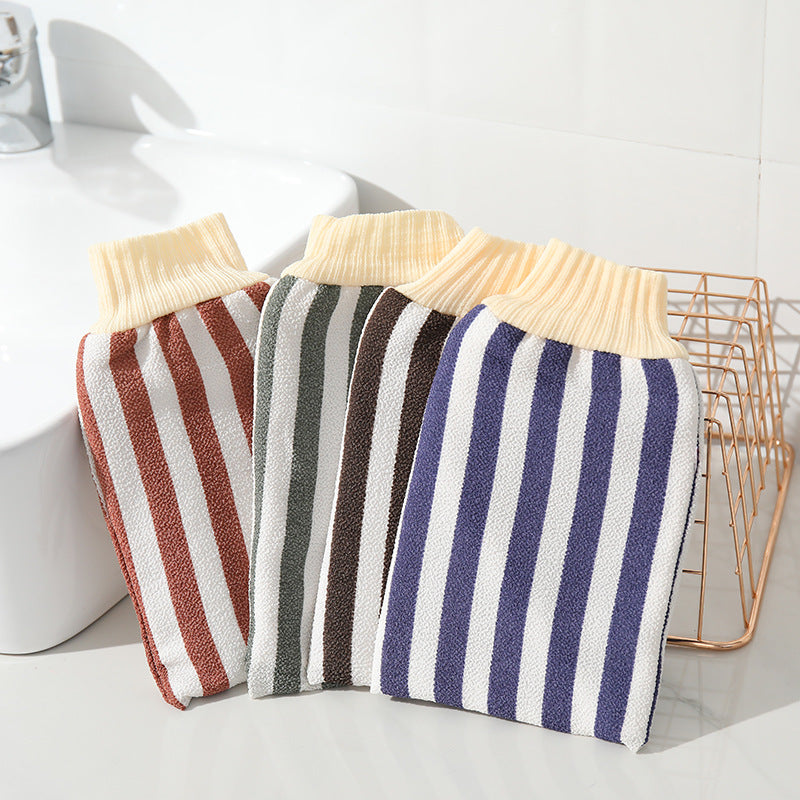 Thickened Bath Towel Household Adult Gloves Bath Towel Rubbing Mud To Remove Dead Skin Scrub Double-Sided Rubbing Back Pain - V.I.P Digital Presence
