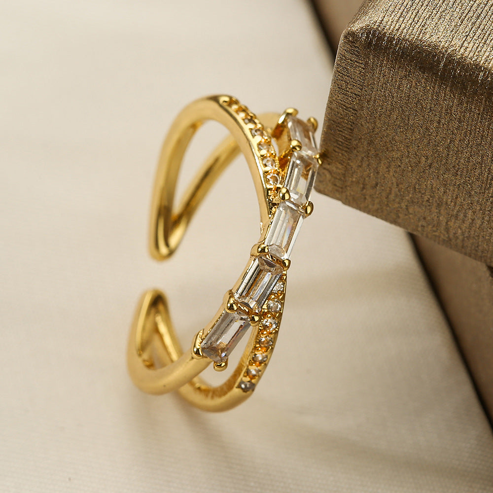 Geometric Open Ring Women's Fashion Simple Ring - V.I.P Digital Presence