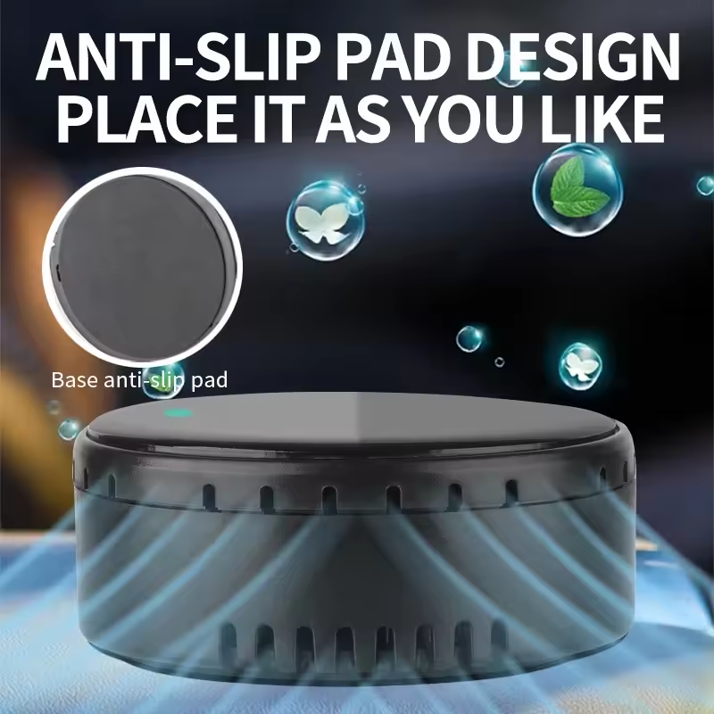 Air purifier for both home and car use solar powered negative ion formaldehyde and odor removal disinfection and purification device - V.I.P Digital Presence