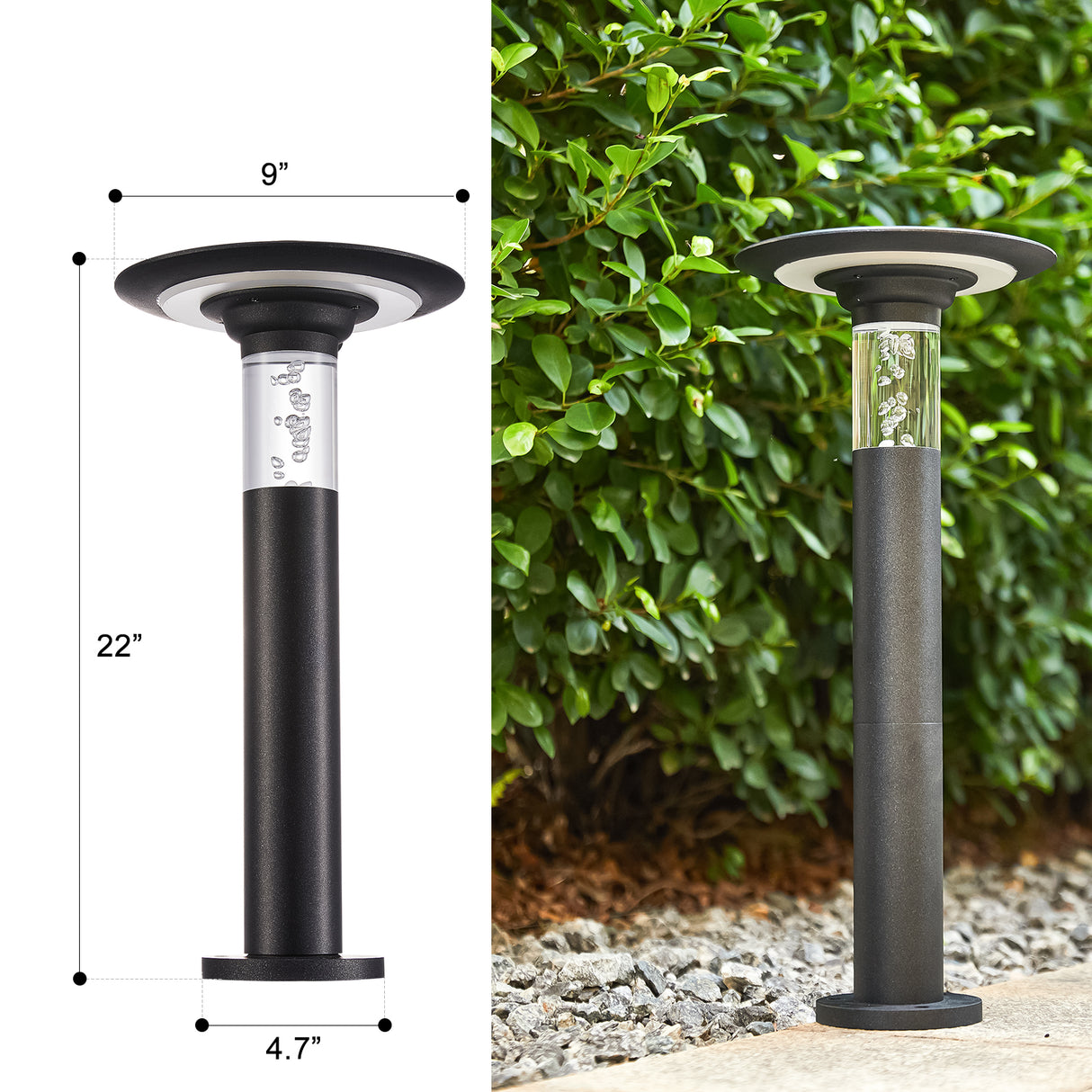 Solar Lawn Light With Dimmable LED - V.I.P Digital Presence
