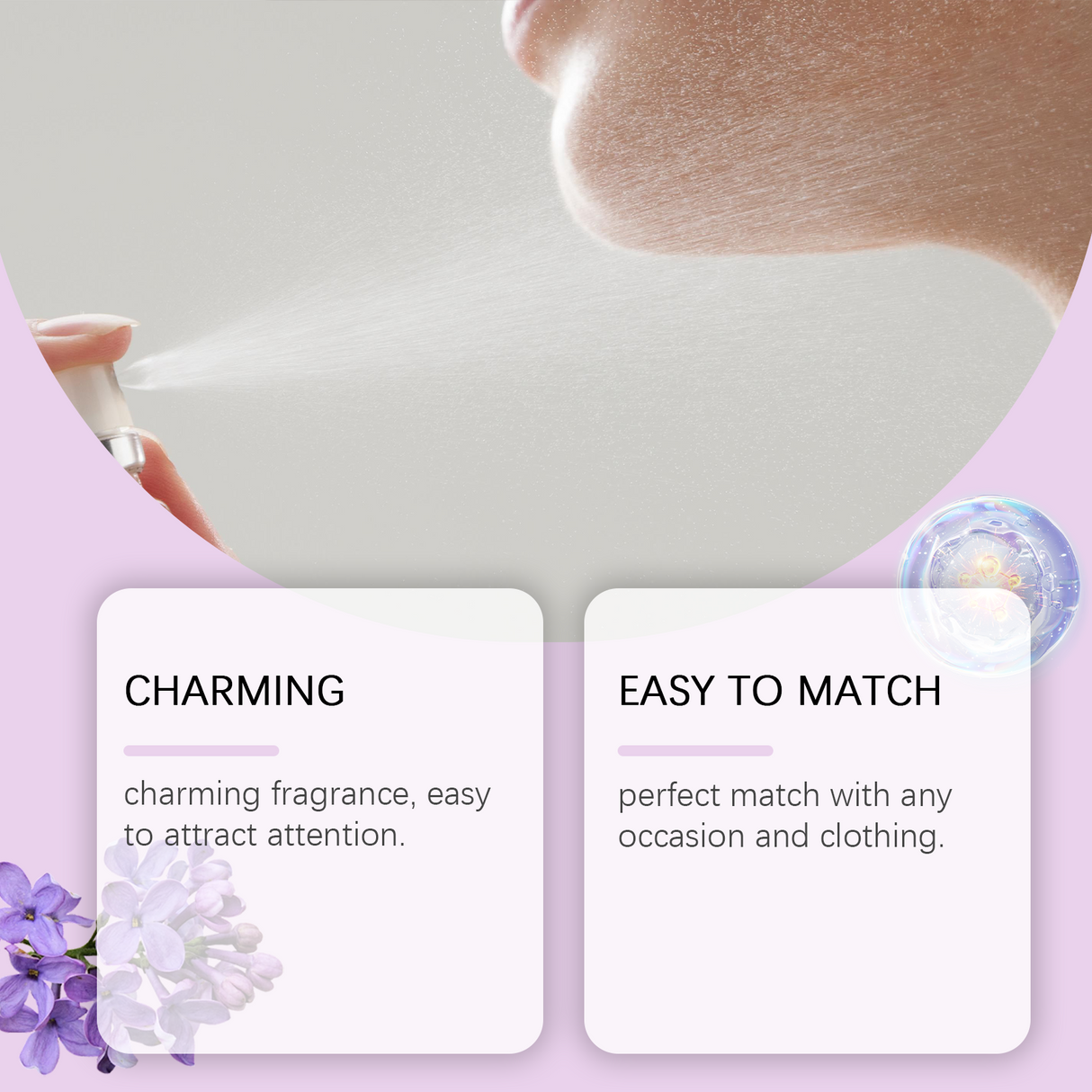 Women's Charm Perfume Lasting Fragrance Fresh Rose Elegant Fragrance Dating Commute Attractive Convenient Perfume - V.I.P Digital Presence