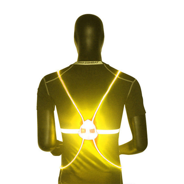360 Reflective LED Flash Driving Vest High Visibility Night Running Cycling Riding Outdoor Activities Light Up Safety Bike Vest - V.I.P Digital Presence