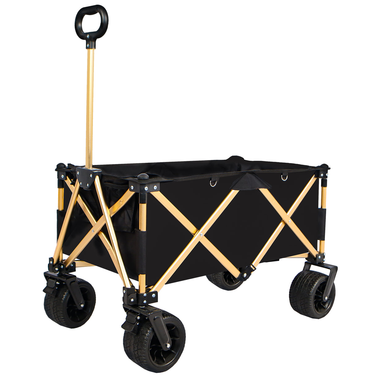 Folding Wagon Heavy Duty Utility Beach Wagon Cart for Sand with Big Wheels - V.I.P Digital Presence