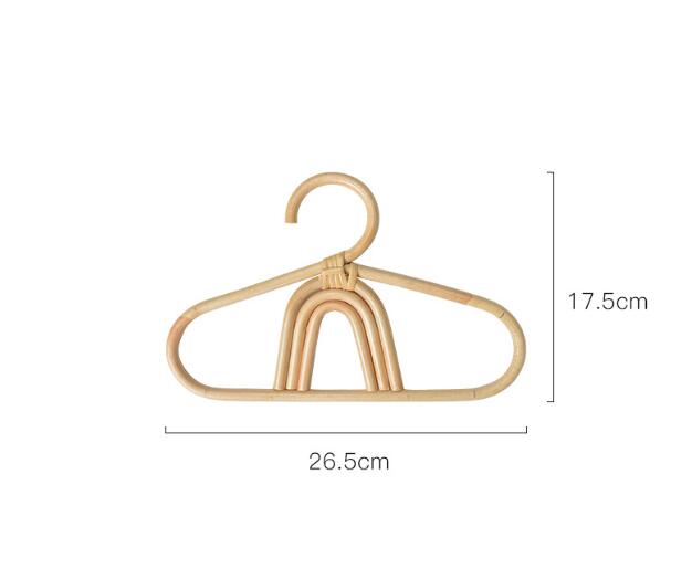 1pcs Handmade Vine Clothes Hanger Indonesian Vine Weaving Moon Sun Rainbow Style Children's Room Photography Room Decoration - V.I.P Digital Presence