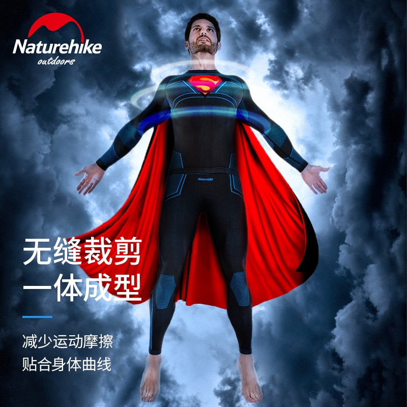 Promoción de liquidación Naturehike: ropa interior de secado rápido para hombres y mujeres que esquían al aire libre, ropa interior térmica absorbente.