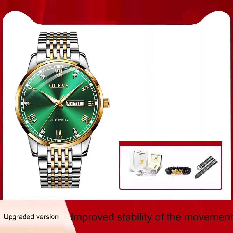 Men's Watch Men's Mechanical Watch Fully Automatic Simple Wind Waterproof Night Light Watch - V.I.P Digital Presence