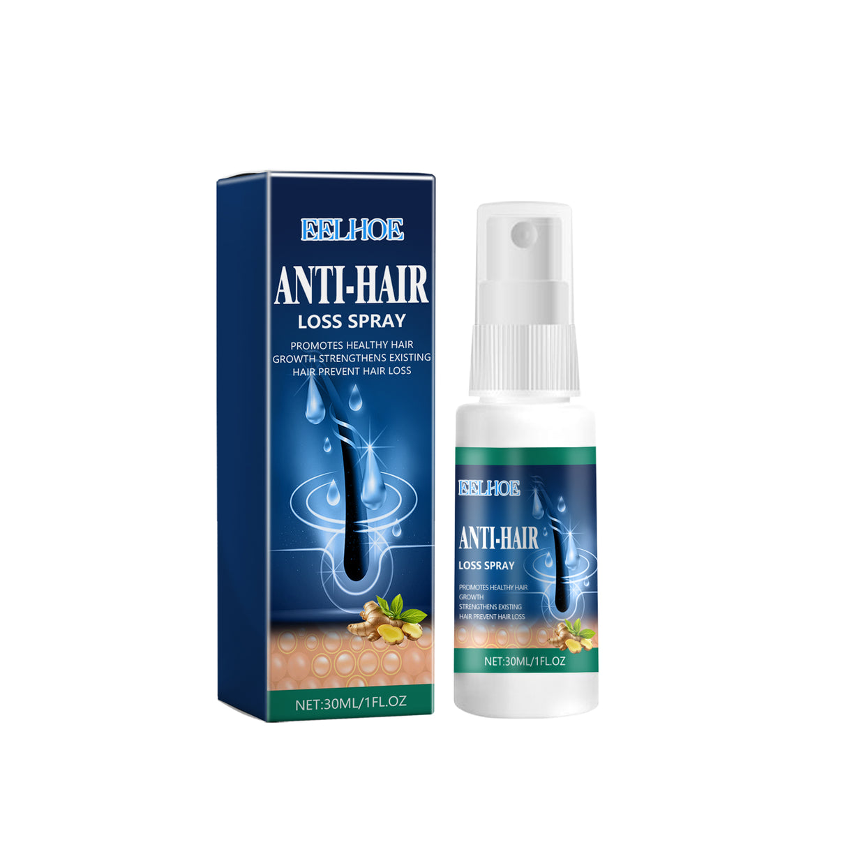 Ant-Hair Loss Spray, Nourish Hair Repair Dry Strong Hair And Protect Hair Thick Hair - V.I.P Digital Presence