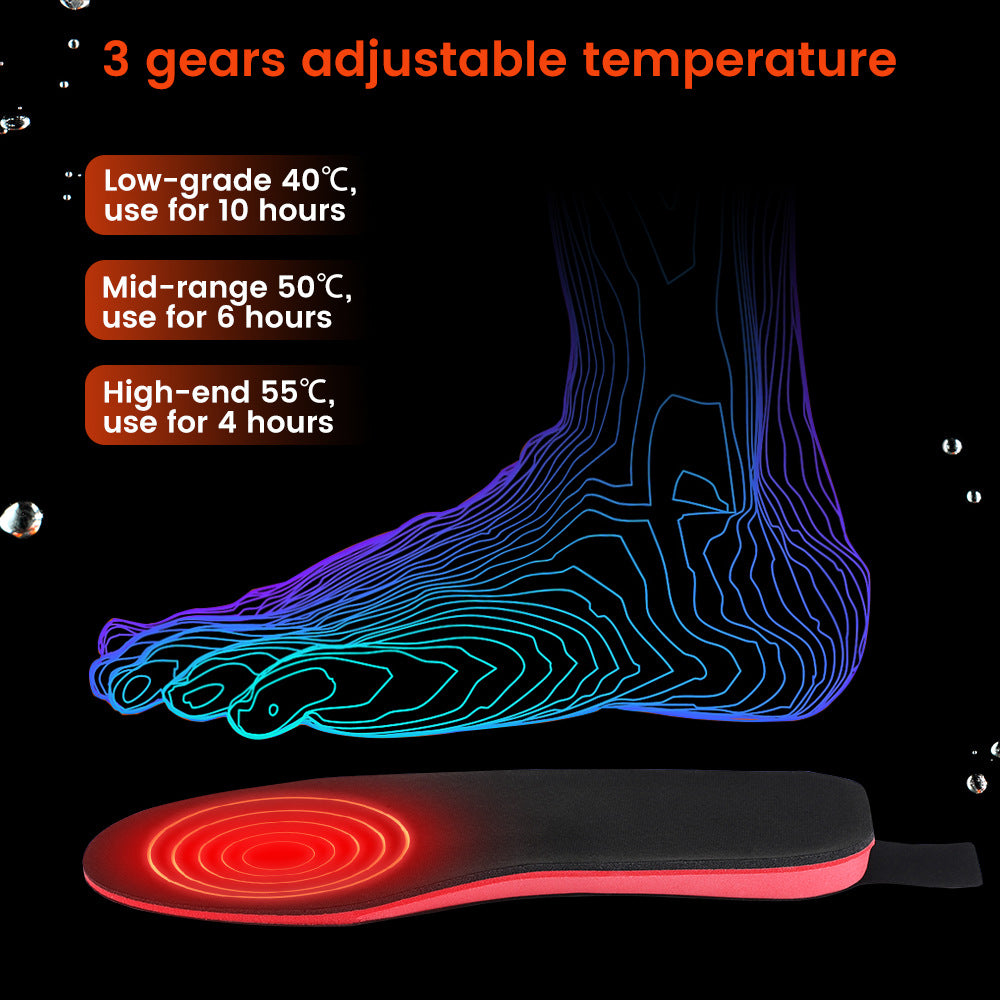 Rechargeable Electric Heating Heating Insole Three-Speed Intelligent Wireless Remote Control Warm Insole - V.I.P Digital Presence