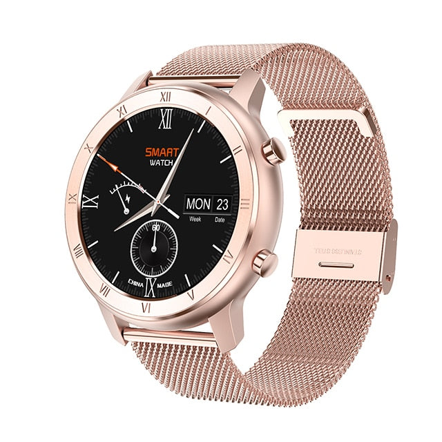 Full Touch Smart Watch Women IP68 Waterproof Bracelet ECG Heart Rate Monitor Sleep Monitoring Sports Smartwatch For Ladies - V.I.P Digital Presence