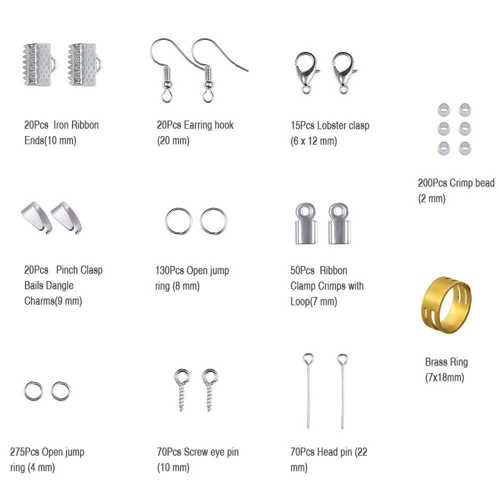 10 Grid Jewelry Accessories Combination Set Jewelry Entry Set DIY Jewelry Accessories Material Pack - V.I.P Digital Presence