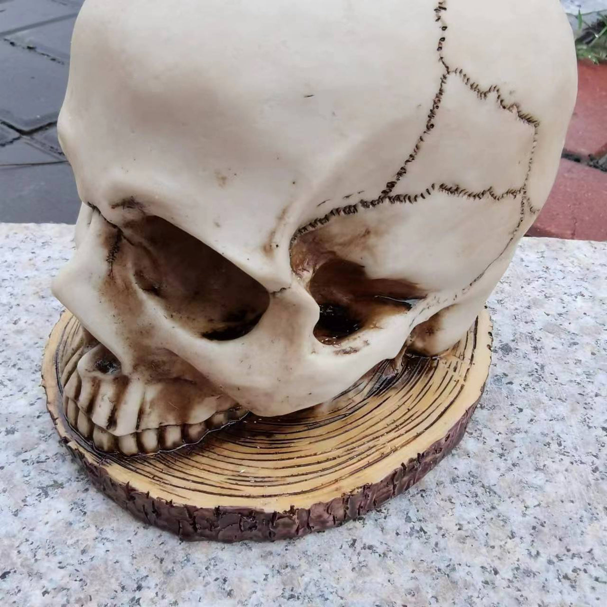 Decorative Halloween sculptures flower pots mummies creative crafts meditation skeletons - V.I.P Digital Presence