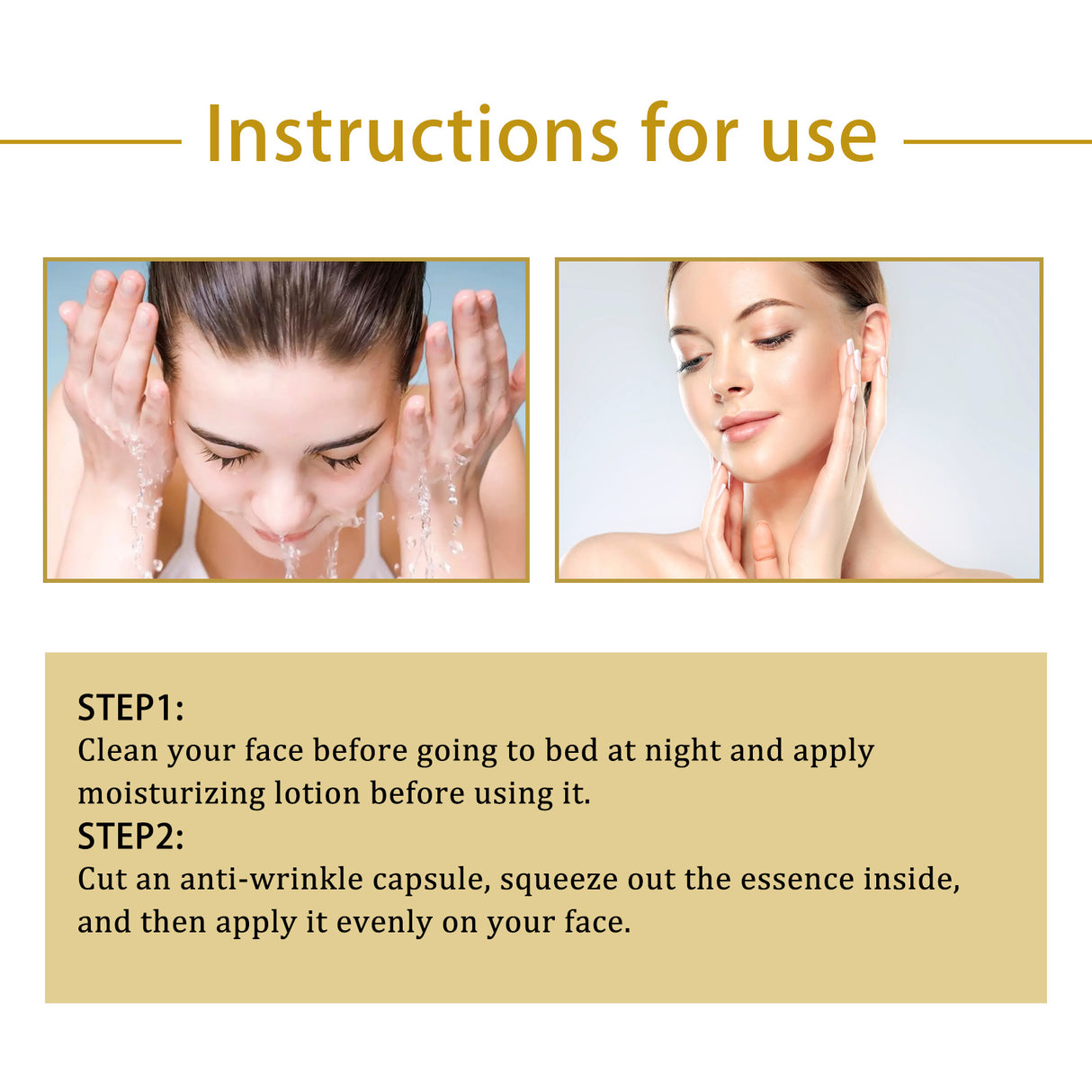 Suero antiarrugas con retinol: reduce las arrugas y líneas de expresión faciales con una esencia antiedad hidratante y reafirmante.