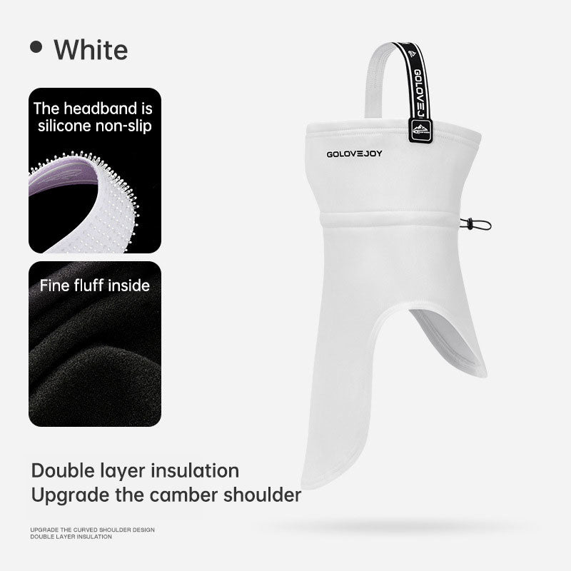 Winter skiing face mask men and women outdoor riding hanging ear mask headscarf windproof cold plus cashmere warm neck guard - V.I.P Digital Presence