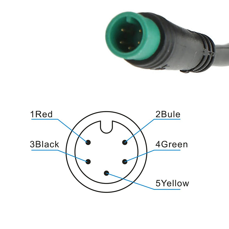 5 - Pin LCD Display Screen for M5 E - bikes: Speedometer & Control Panel, E - bike Accessory - V.I.P Digital Presence