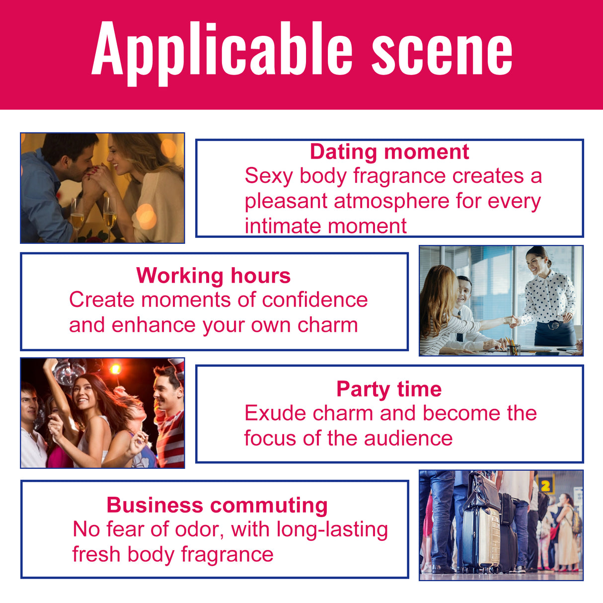 Charm Perfume, Women With Light Fragrance Wrist Neck Legs Lovers Body Fragrance Natural Clear - V.I.P Digital Presence