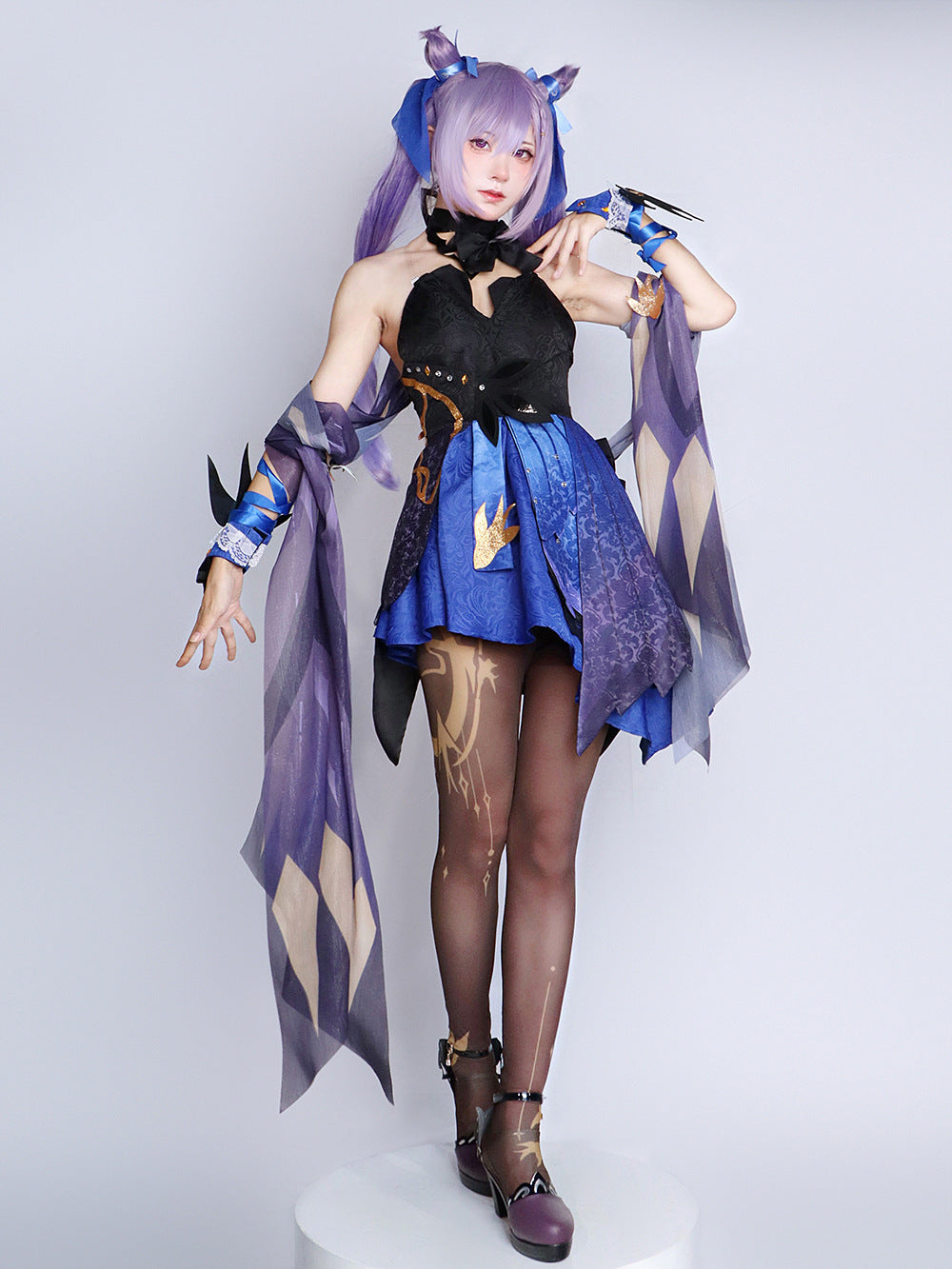 Shoes matching Genshin Impact Keqing cos clothing - V.I.P Digital Presence