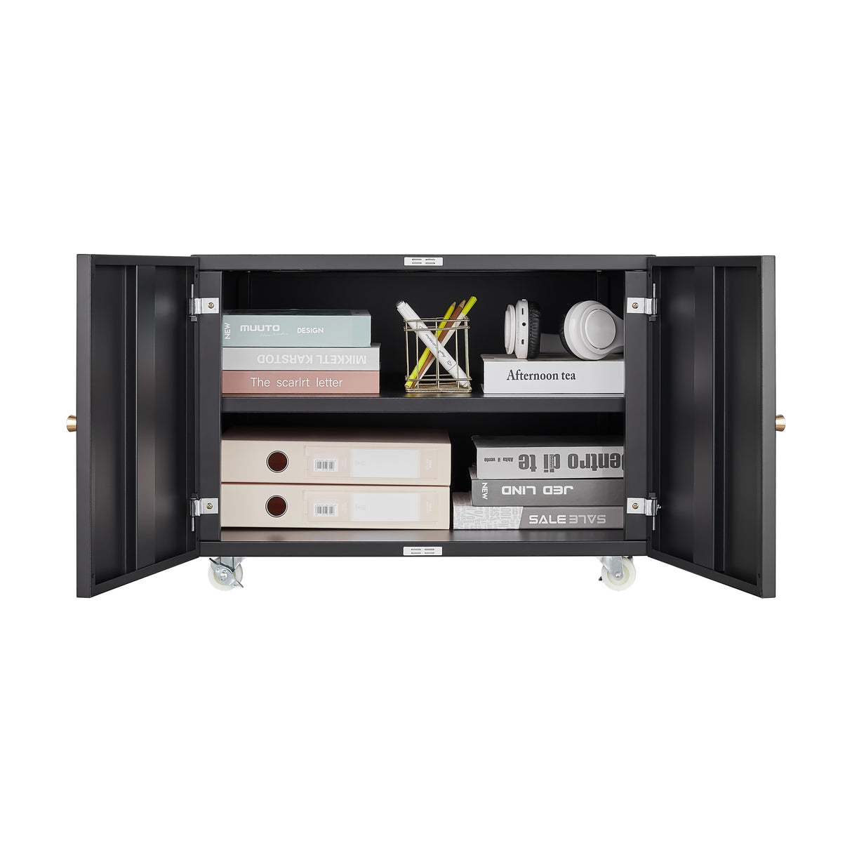 Office furniture Copier Cabinet white 2 door steel copier stand - V.I.P Digital Presence