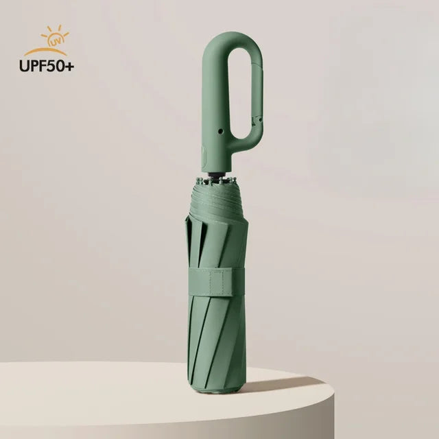 Men's and Women's Sunshade Umbrella Automatic Ring Umbrella Rain and Sun Protection UV Folding - V.I.P Digital Presence