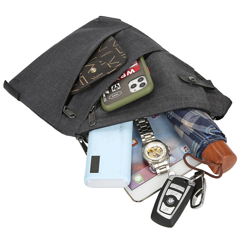 Multi functional sports waist bag single shoulder anti-theft bag lightweight and close fitting chest bag - V.I.P Digital Presence
