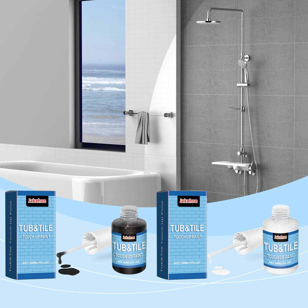 Tile Repair Paint Ceramic Repair Paint For Household Tile Marble Bathtub Wash Basin Toilet - V.I.P Digital Presence