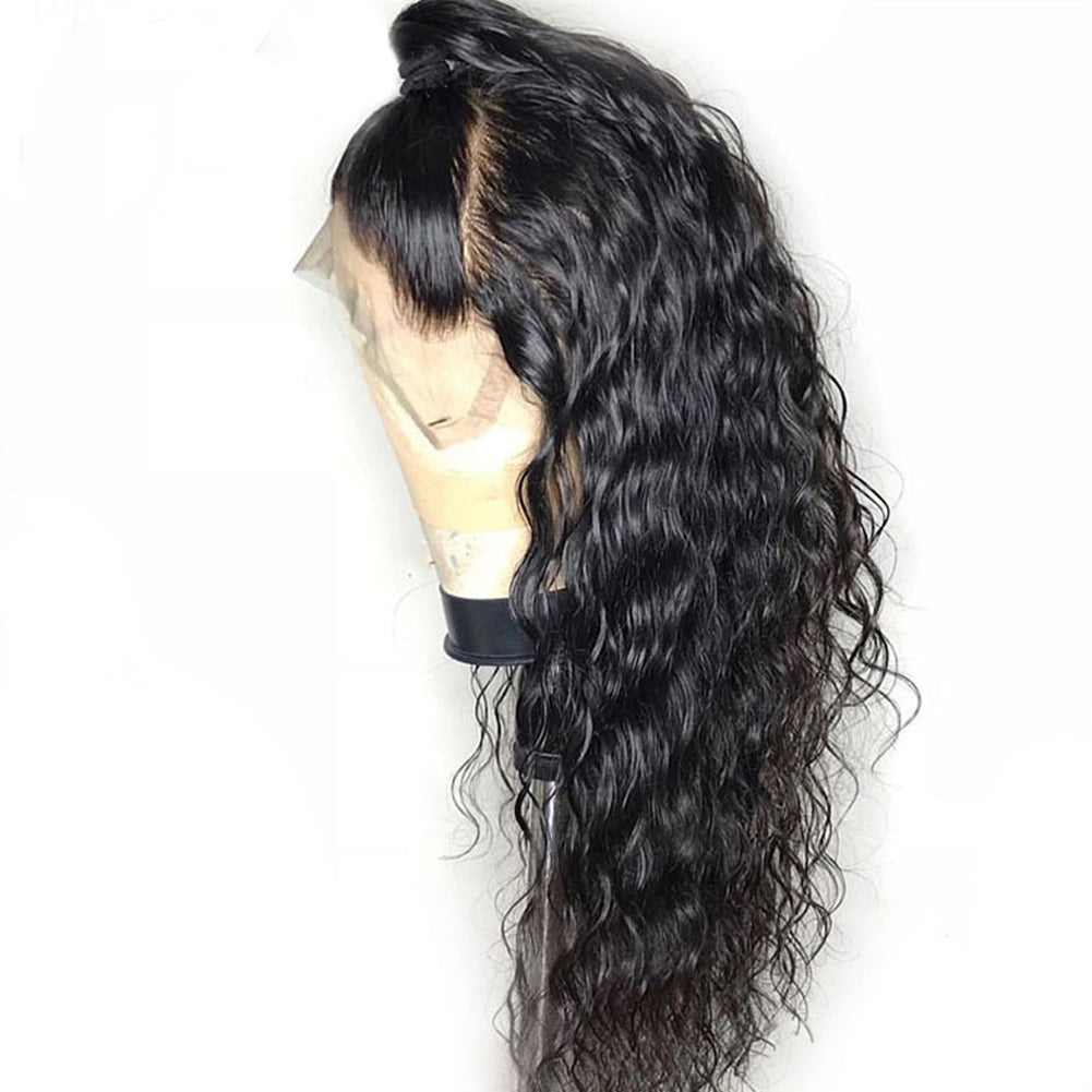 High Temperature Silk Wig Head Cover Wig Hand Groove Ladies Chemical Fiber Front Lace Curly Hair - V.I.P Digital Presence