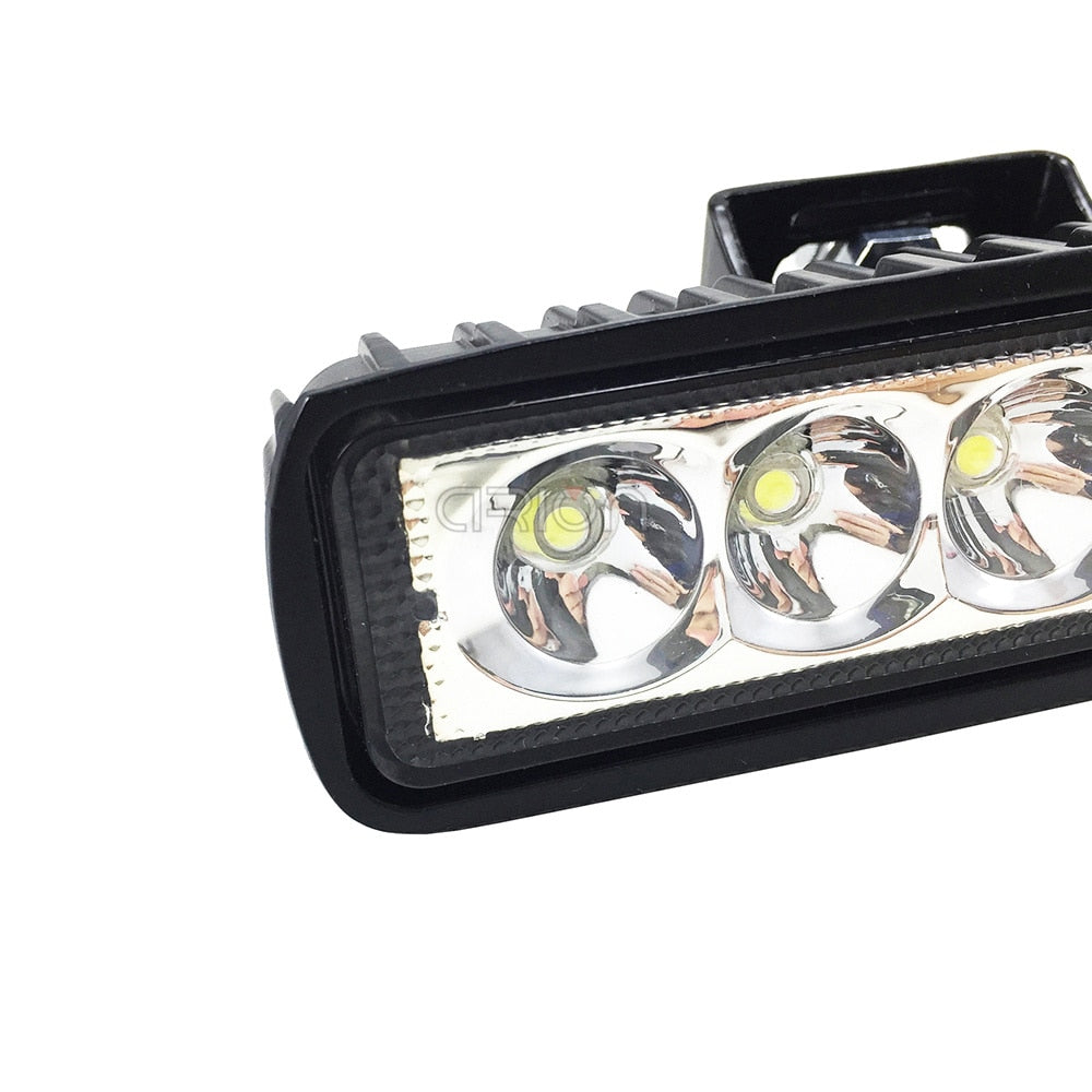 1Pcs 2Pcs 18w DRL LED Spot Flood Work Light Worklight 9-32V 4WD 12 volt led work lights for Off Road Vehicle SUV car trucks - V.I.P Digital Presence