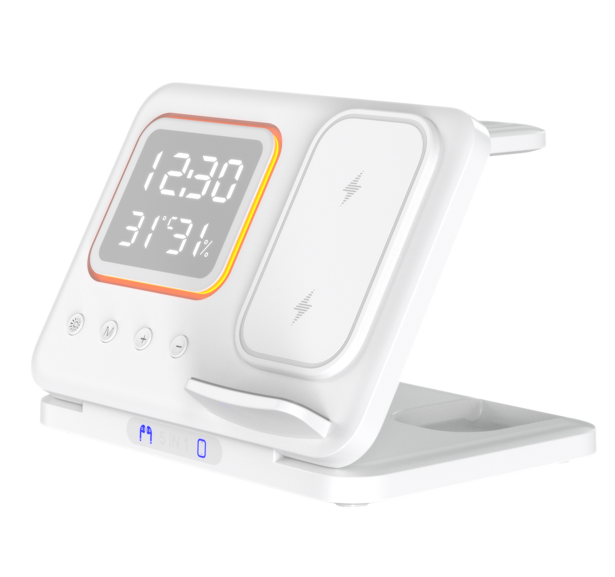 Phone Stand Tabletop 15w Fast Charging 5 in One Universal Wireless Charger Desk Charger for Iphone - V.I.P Digital Presence