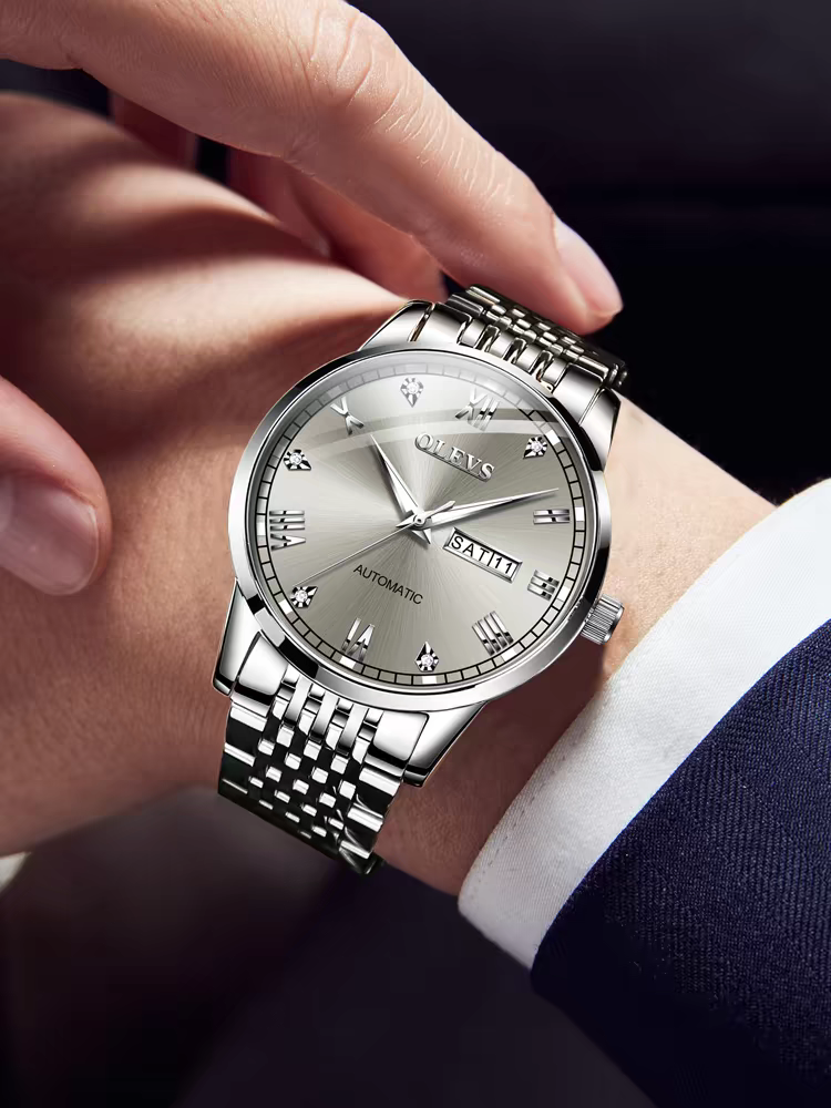 Men's Watch Men's Mechanical Watch Fully Automatic Simple Wind Waterproof Night Light Watch - V.I.P Digital Presence