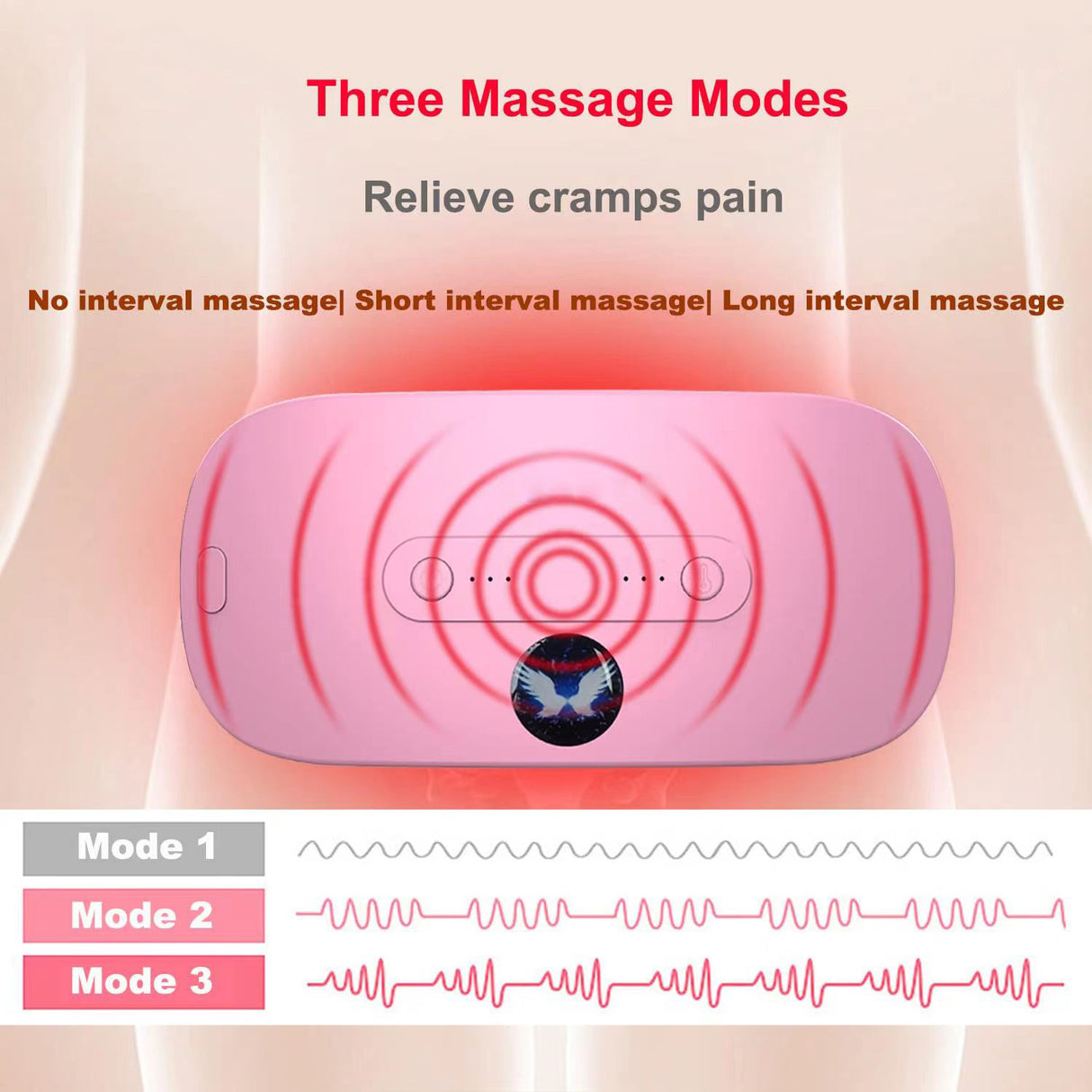 USB Portable Menstrual Heating Pad Smart Warm Belt Relief Waist Palace Cramp Hot Menstrual Pain Relief Heating Belt - V.I.P Digital Presence