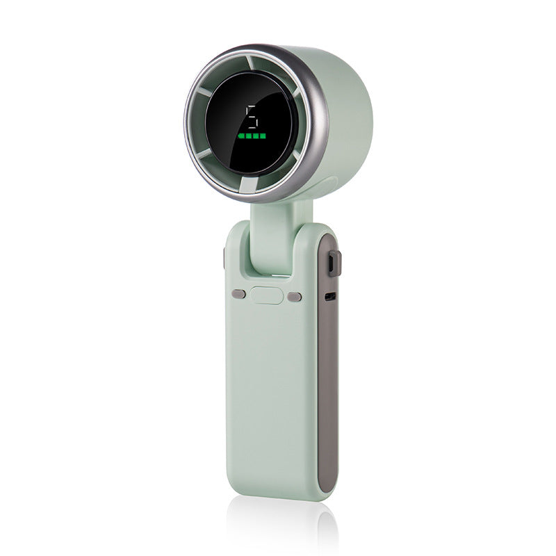 2025 New Portable Electric Fan: Foldable, High - Power, USB - Rechargeable, Wearable Neck Fan - V.I.P Digital Presence