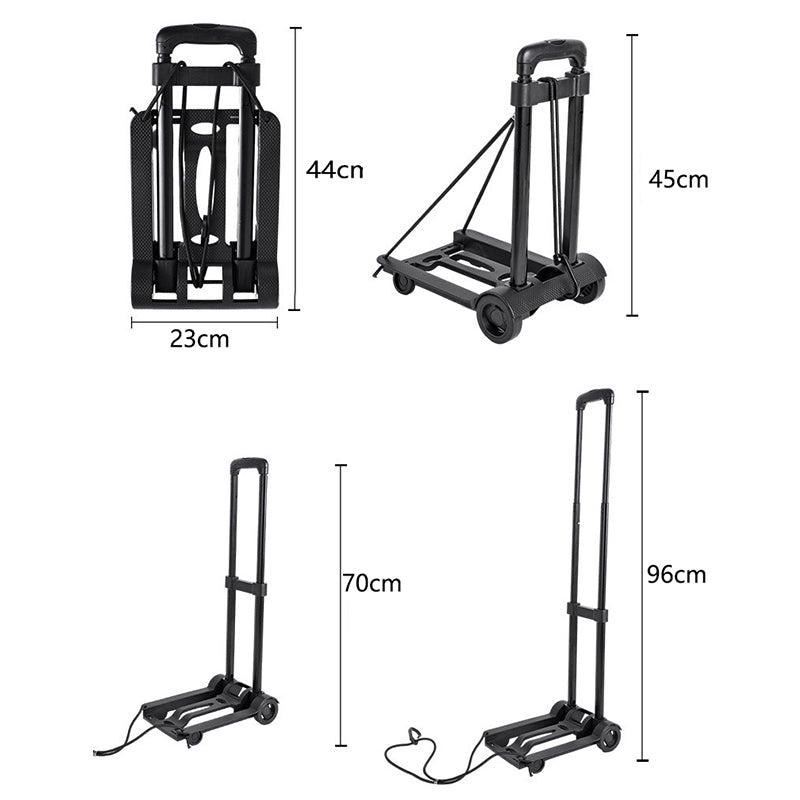 Foldable portable carts: wheel, luggage, hand truck, trolley, travel - shopping, household. - V.I.P Digital Presence