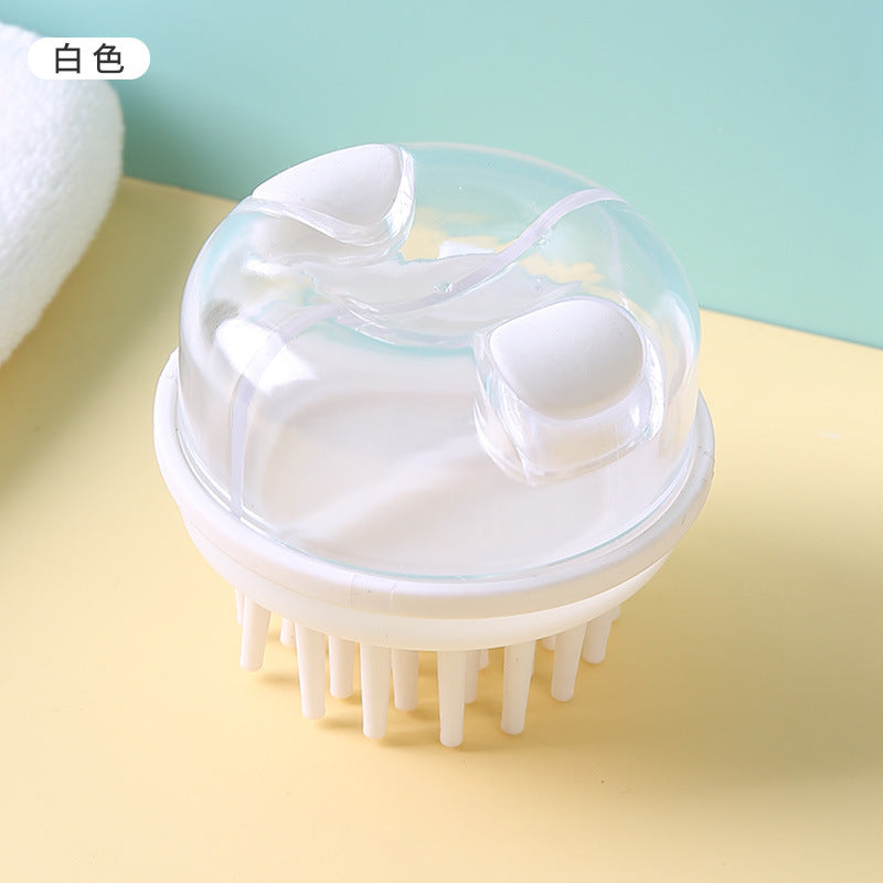 Hair Wash Comb Clear Brush Fluid Press Scalp Massage Bath Cleaning Shower Brush Home Shampoo Scrubber - V.I.P Digital Presence