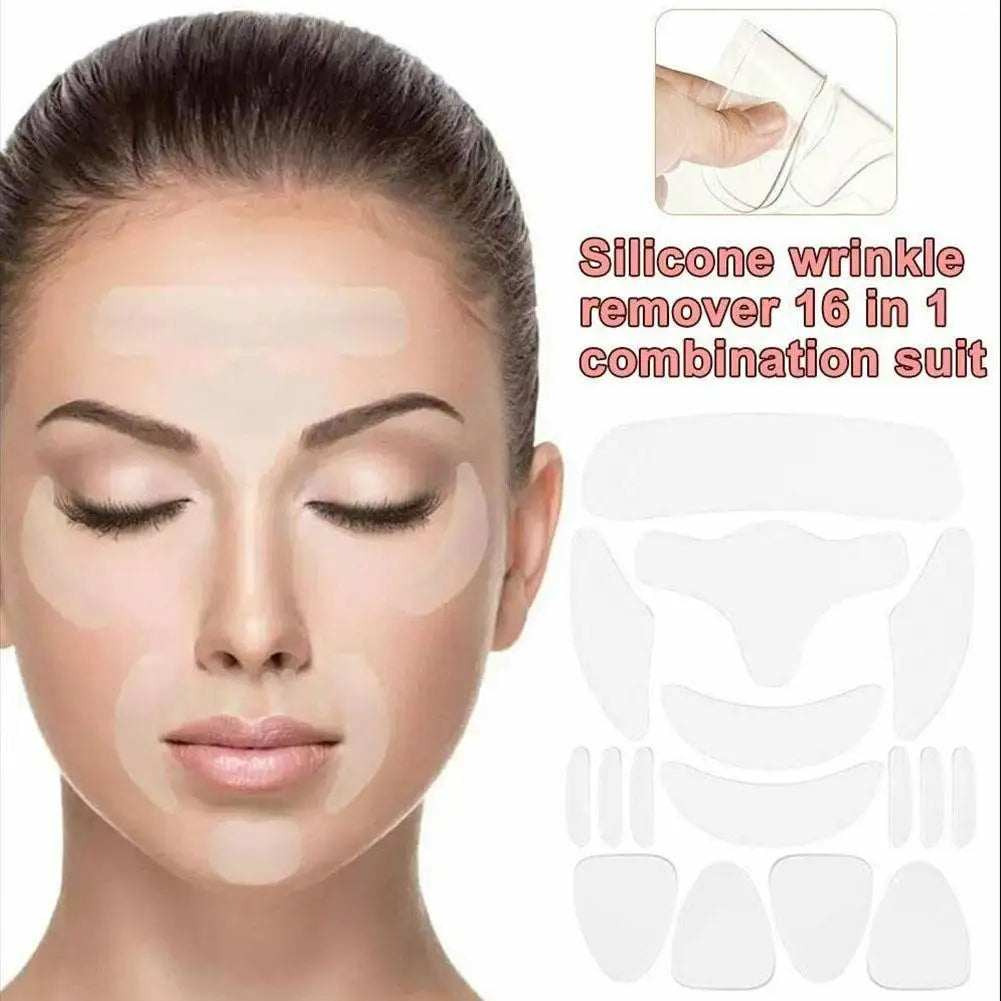 18Pcs Reusable Silicone Face Patch Set Anti Wrinkle Patches For Face Neck Forehead Eye Cheek Chest Pads Beauty Tools - V.I.P Digital Presence