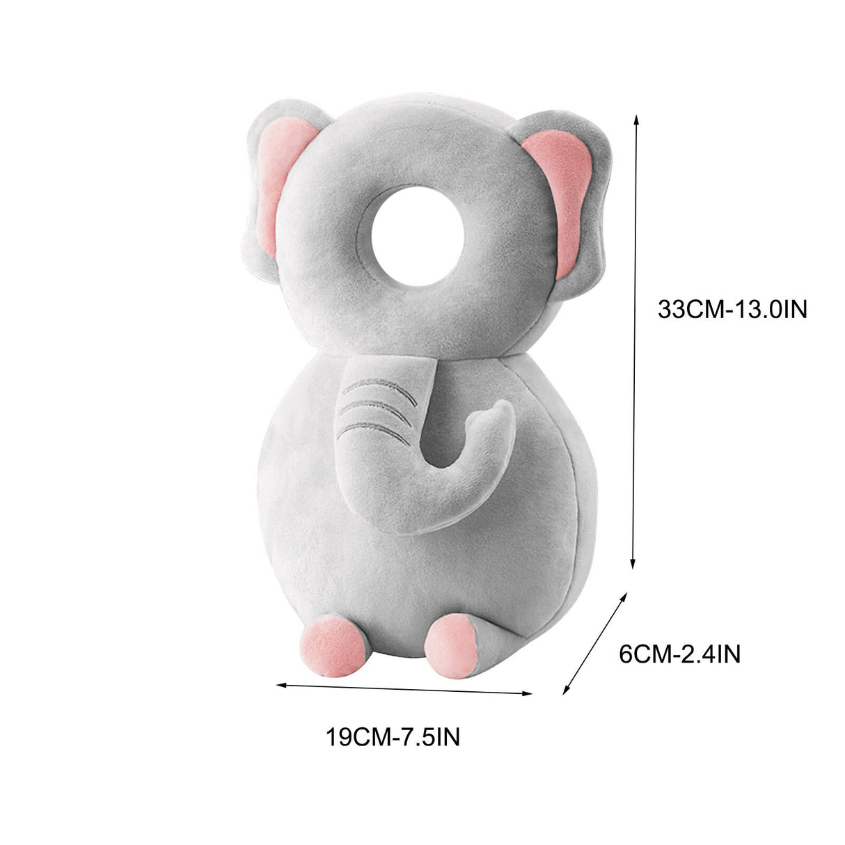 Cute Baby Infant Toddler Newborn Head Back Protector Safety Pad Baby Anti-fall Pillow Protective Pad Protection Back Pillow - V.I.P Digital Presence