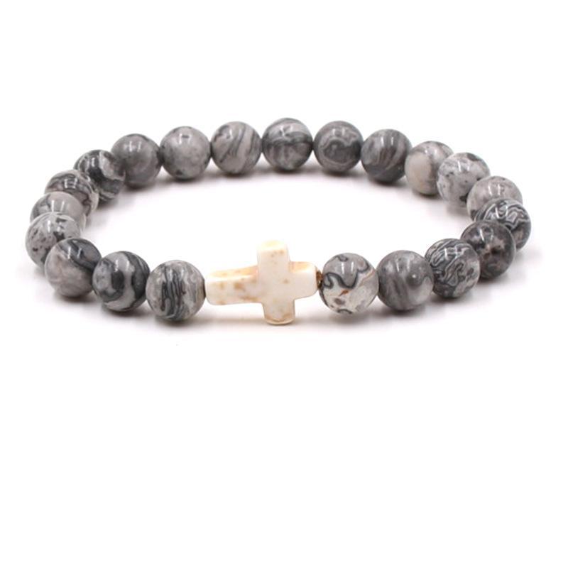 Fashion bead jewelry cross bracelet - V.I.P Digital Presence