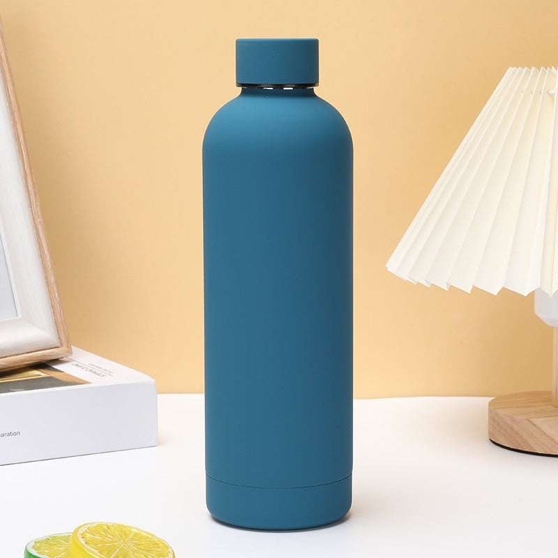350/500/750ML Double-Wall Stainless Steel Leak-proof Thermal Vacuum Flask Insulated Water Bottle Sports Coffee Straight Body - V.I.P Digital Presence