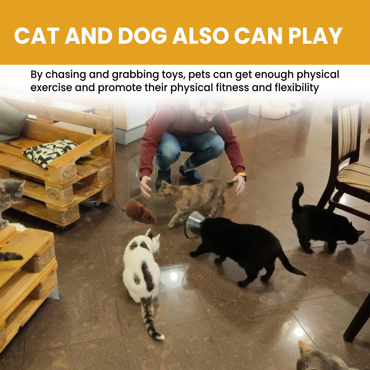 Interactive Smart Mouse Toy, Cats And Dogs Like A Mouse Sound Relief Plush Toy - V.I.P Digital Presence