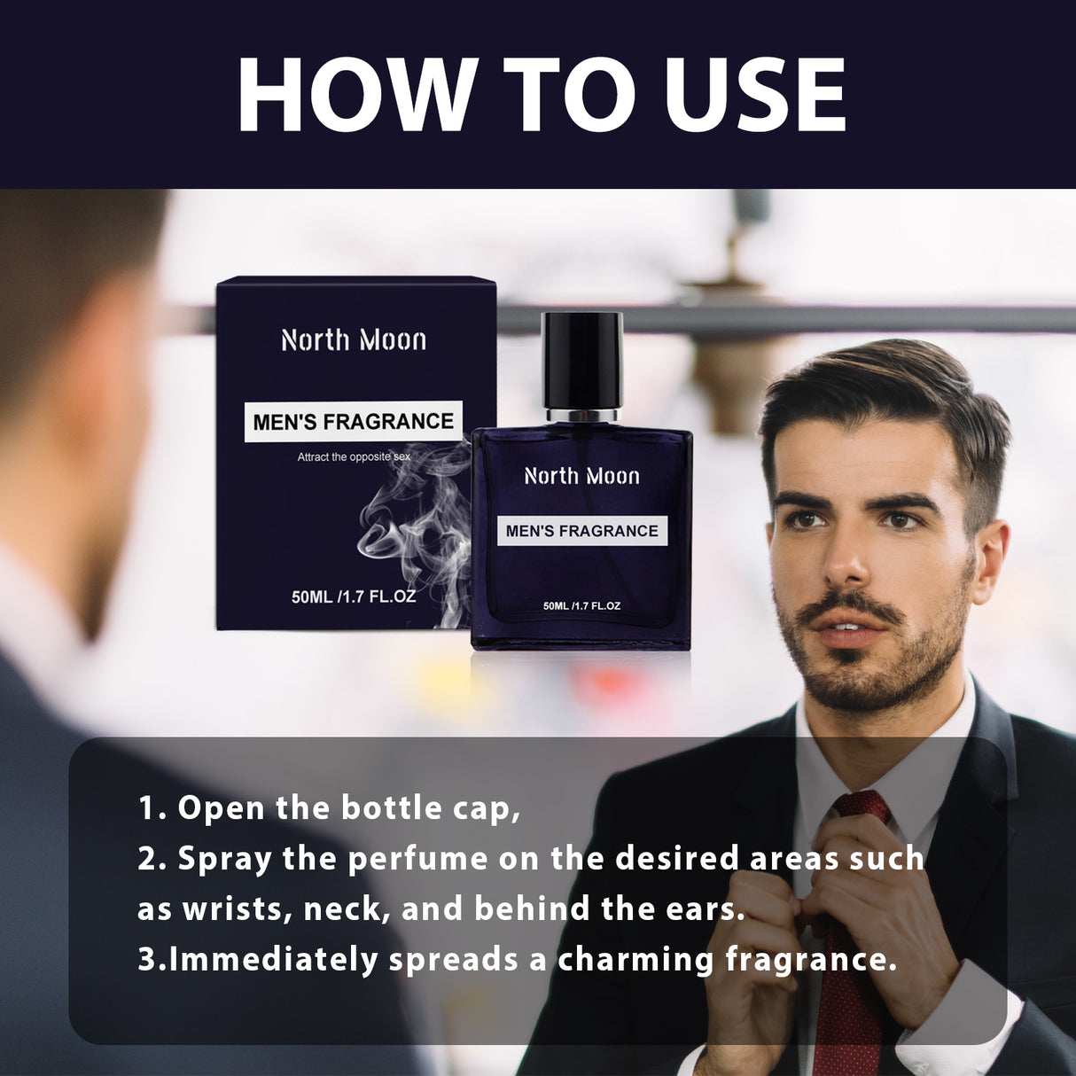 Men's Charm Perfume Natural Fresh Niche Dating Portable Lasting Fragrance Atmosphere Perfume - V.I.P Digital Presence