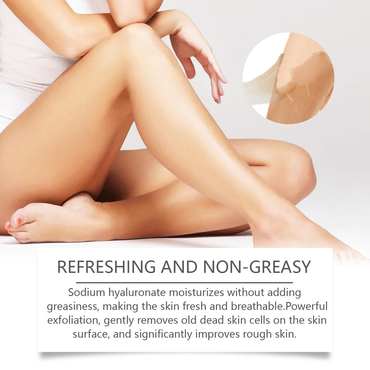 Aceite exfoliante corporal Oceaura, aceite exfoliante corporal limpiador e hidratante.