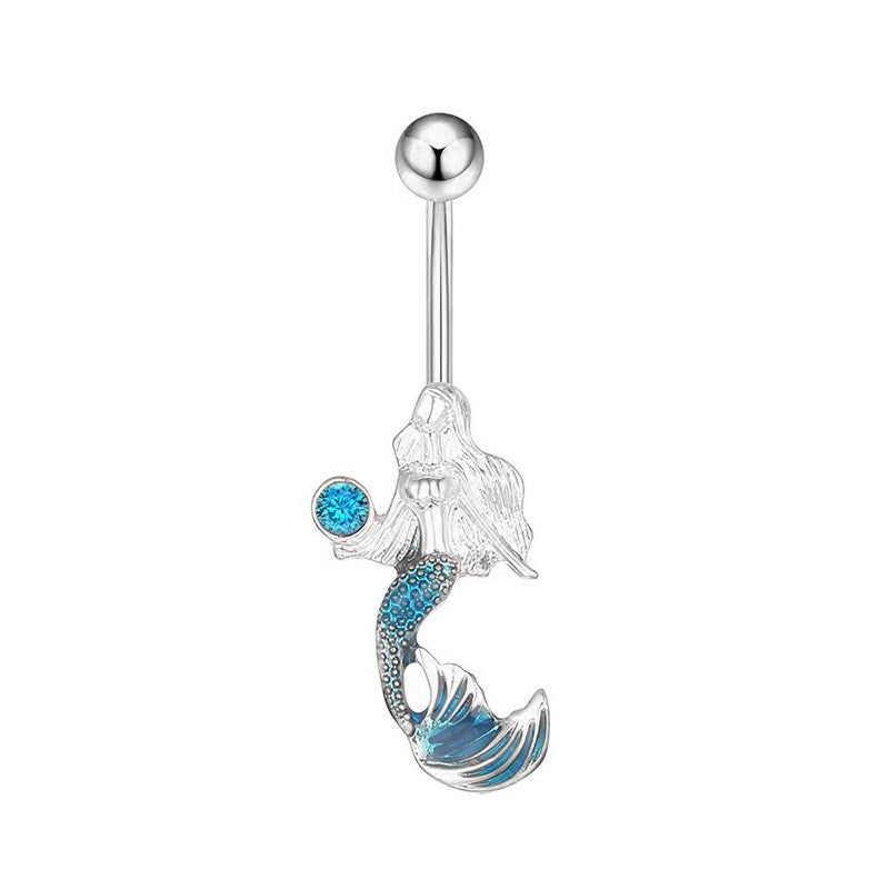 Navel Ring Creative Bat Bee Navel Buckle Navel Ring Body Piercing Jewelry - V.I.P Digital Presence