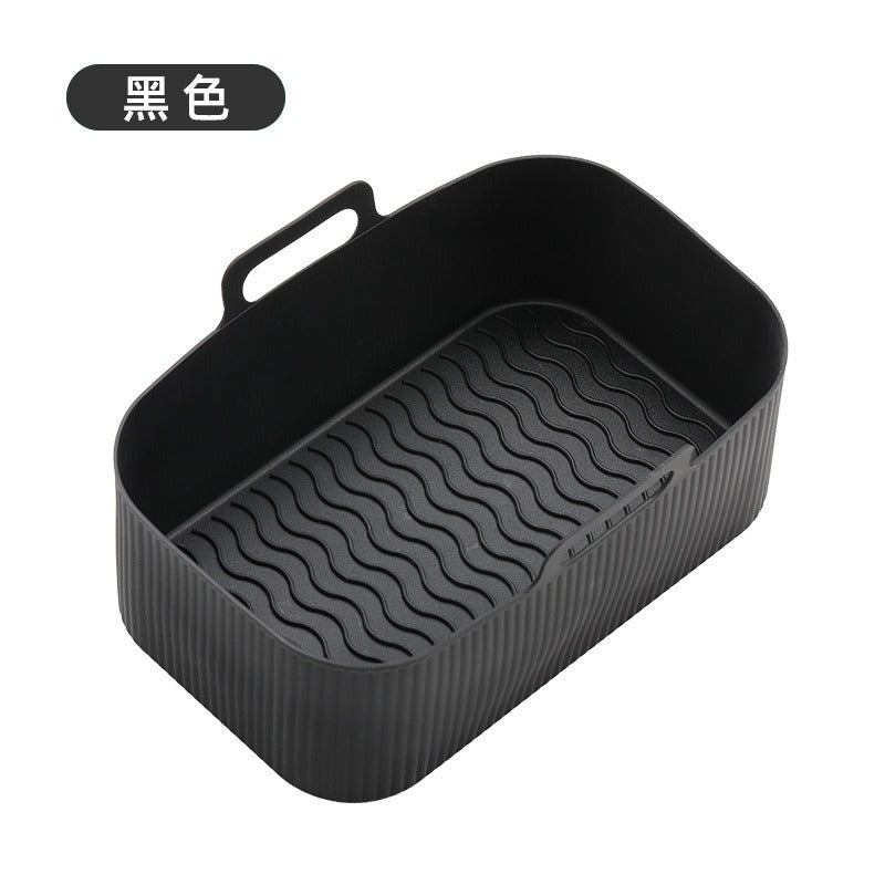 Air fryer thickened silicone pad barbecue plates ovens microwave ovens insulation rectangular trays - V.I.P Digital Presence