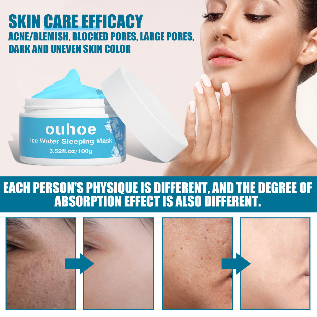 Apply A Sleep Mask, Moisturize Shrink Pores Reduce Facial Melanin Refreshing Mask - V.I.P Digital Presence