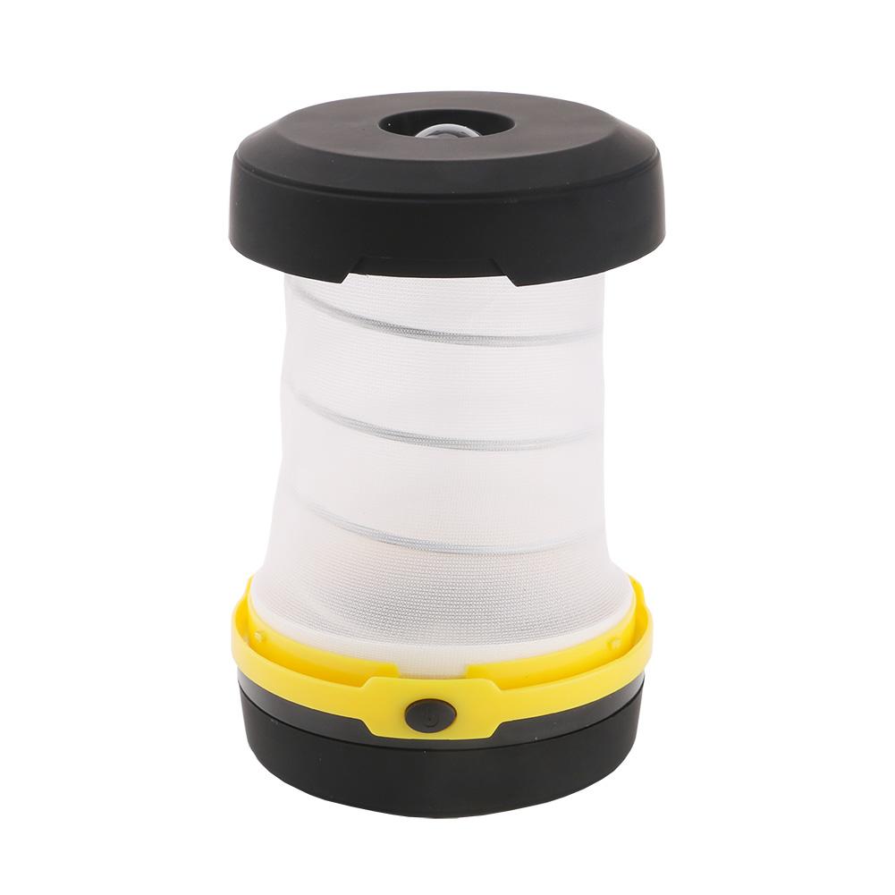 Linterna LED retráctil multifunción para acampar al aire libre, 3 modos, portátil, para tienda de campaña, de emergencia