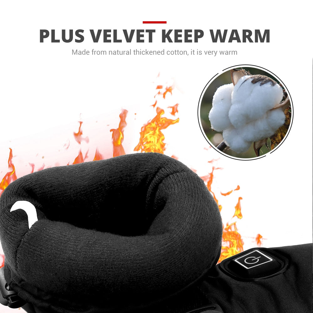 HEROBIKER Motorcycle Gloves Waterproof Heated Guantes Moto Touch Screen Battery Powered Motorbike Racing Riding Gloves Winter## - V.I.P Digital Presence