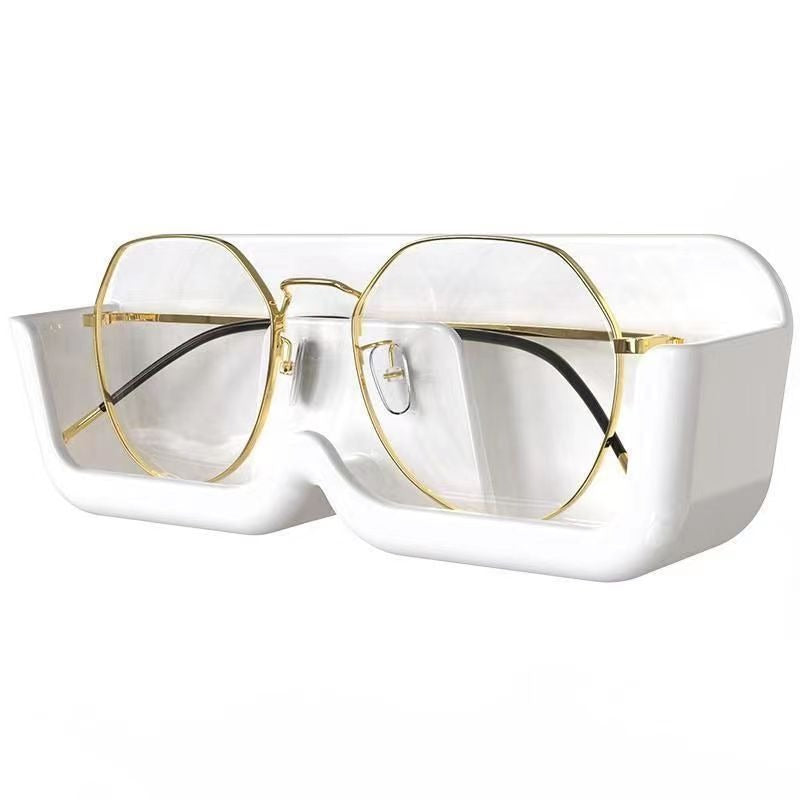 Glasses storage rack wall mounted non perforated decorative wall display sunglasses storage rack storage box - V.I.P Digital Presence